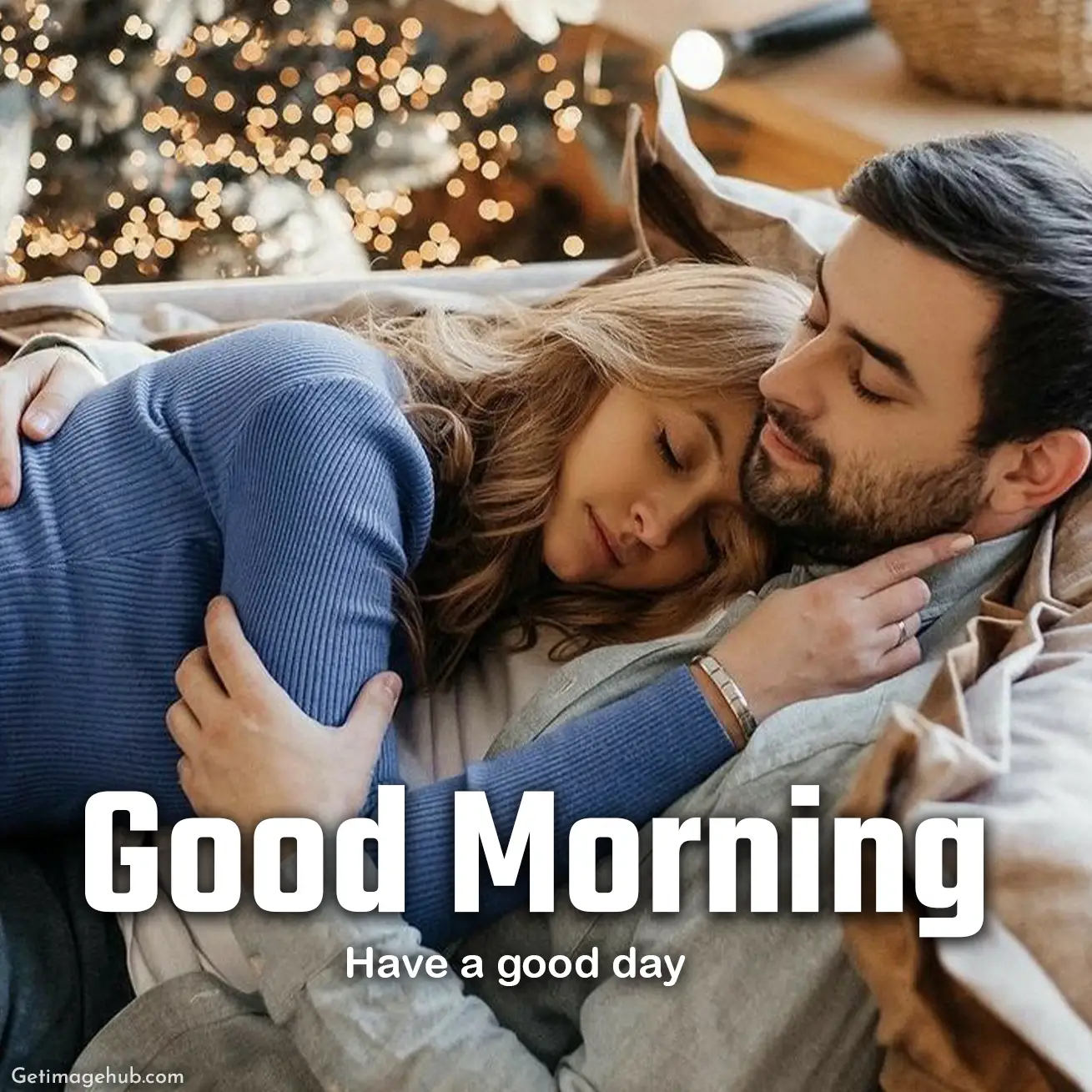 Kissing Pic with Good Morning