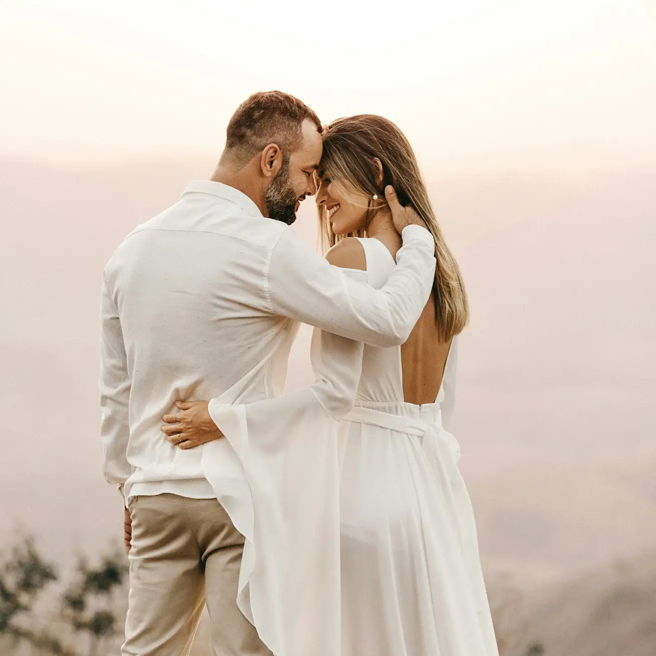 Couple DP for White Suit