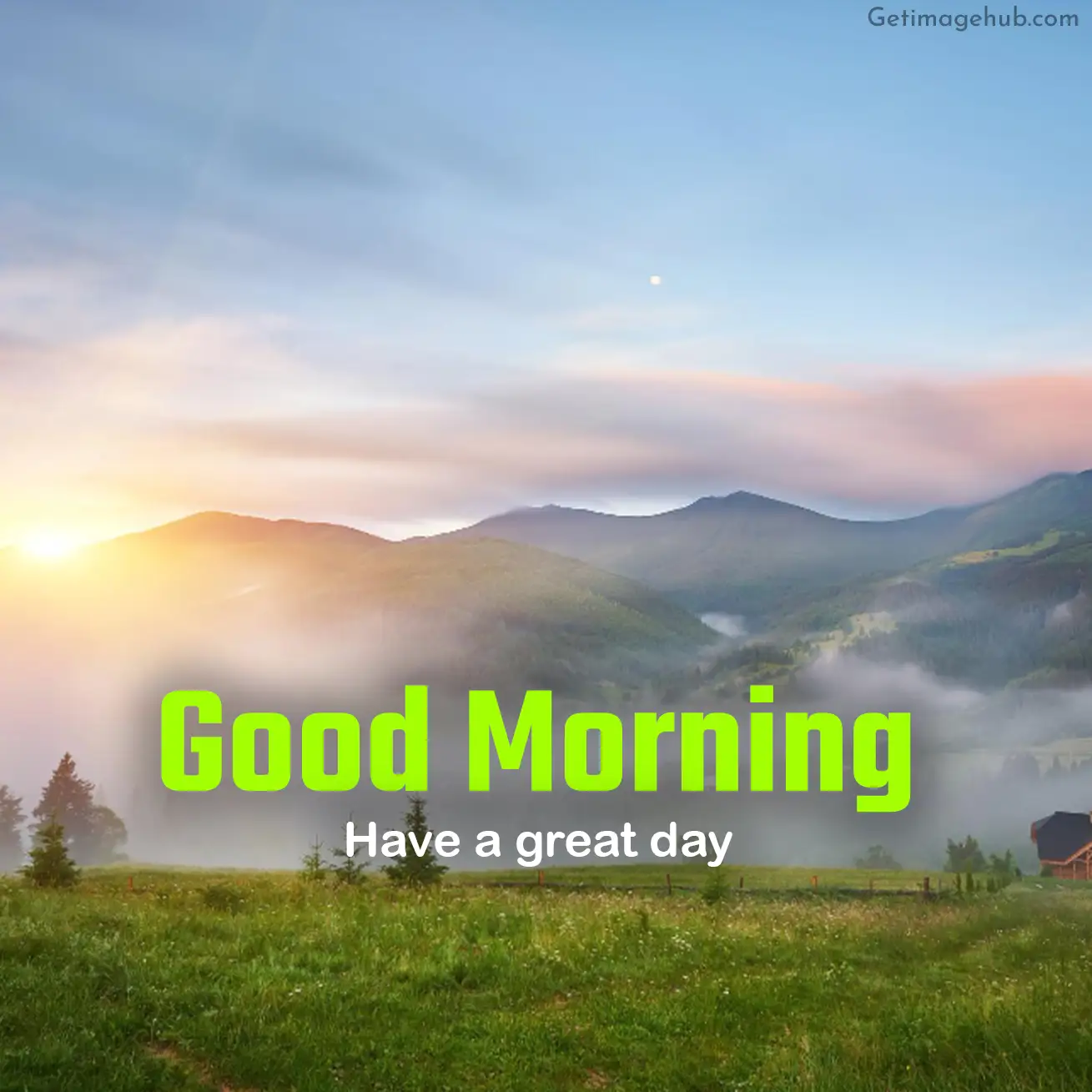 Beautiful Good Morning Mountain Pic