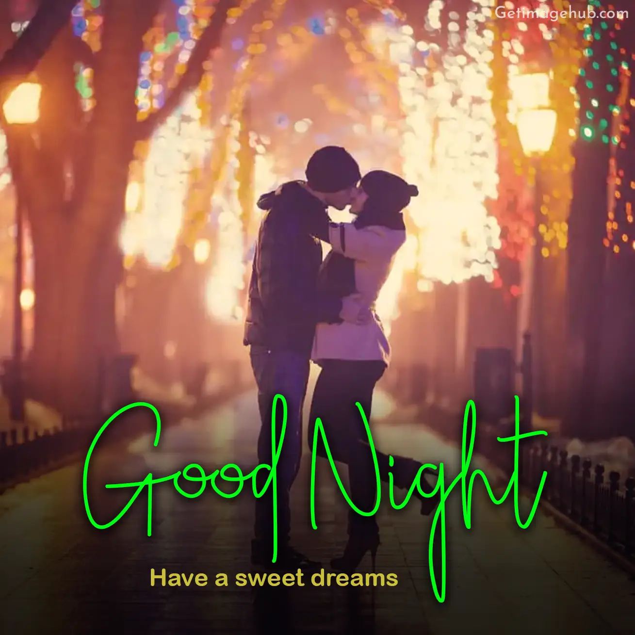 Good Night kiss Image for free