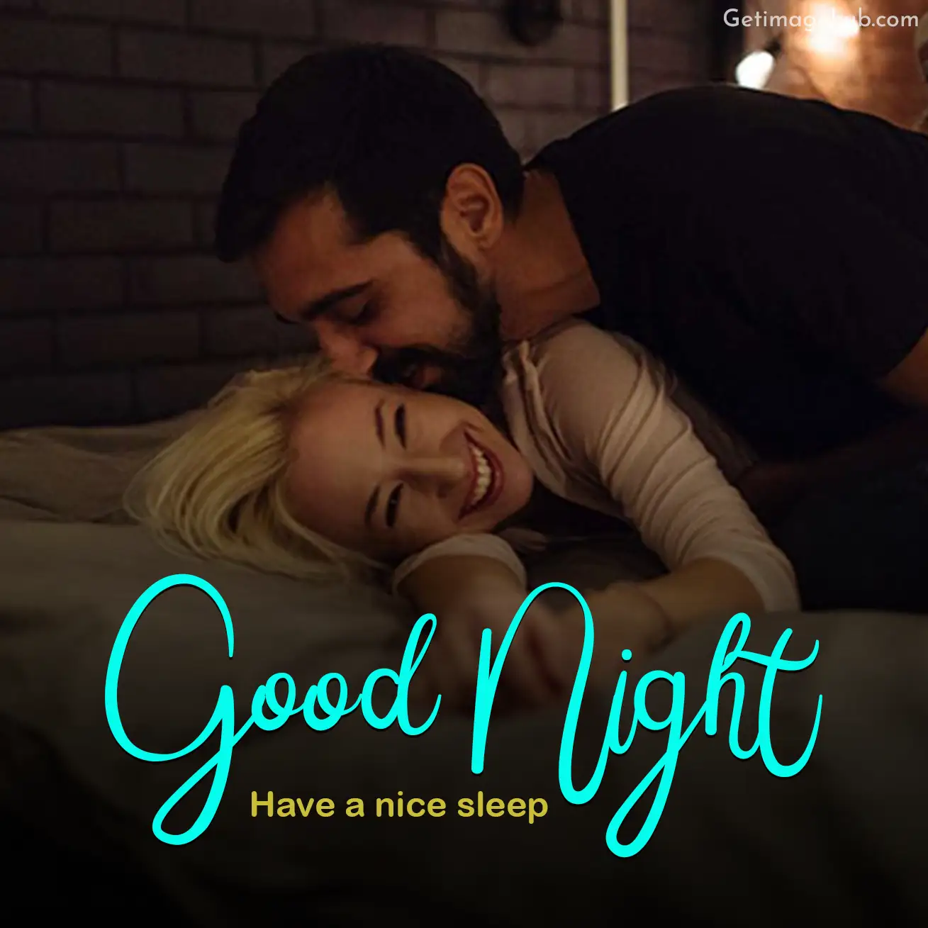 Good Night kissing Picture