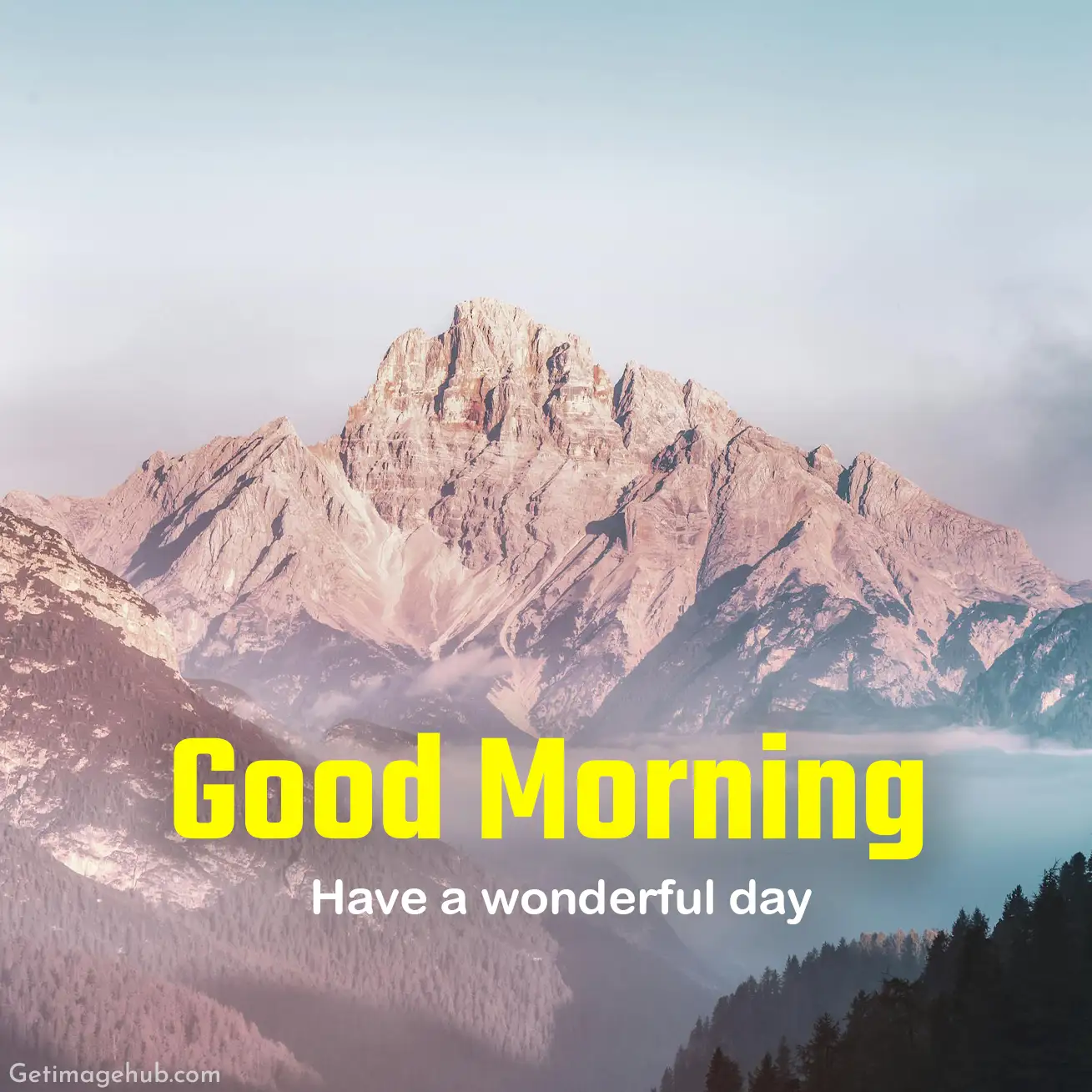 Nice Good Morning Mountain Image