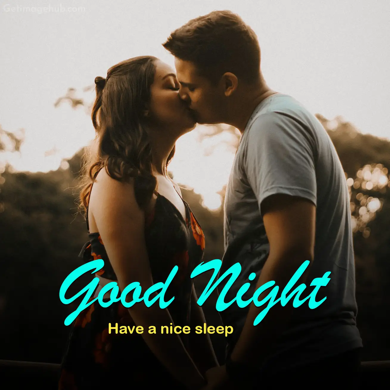 good night kiss for gf