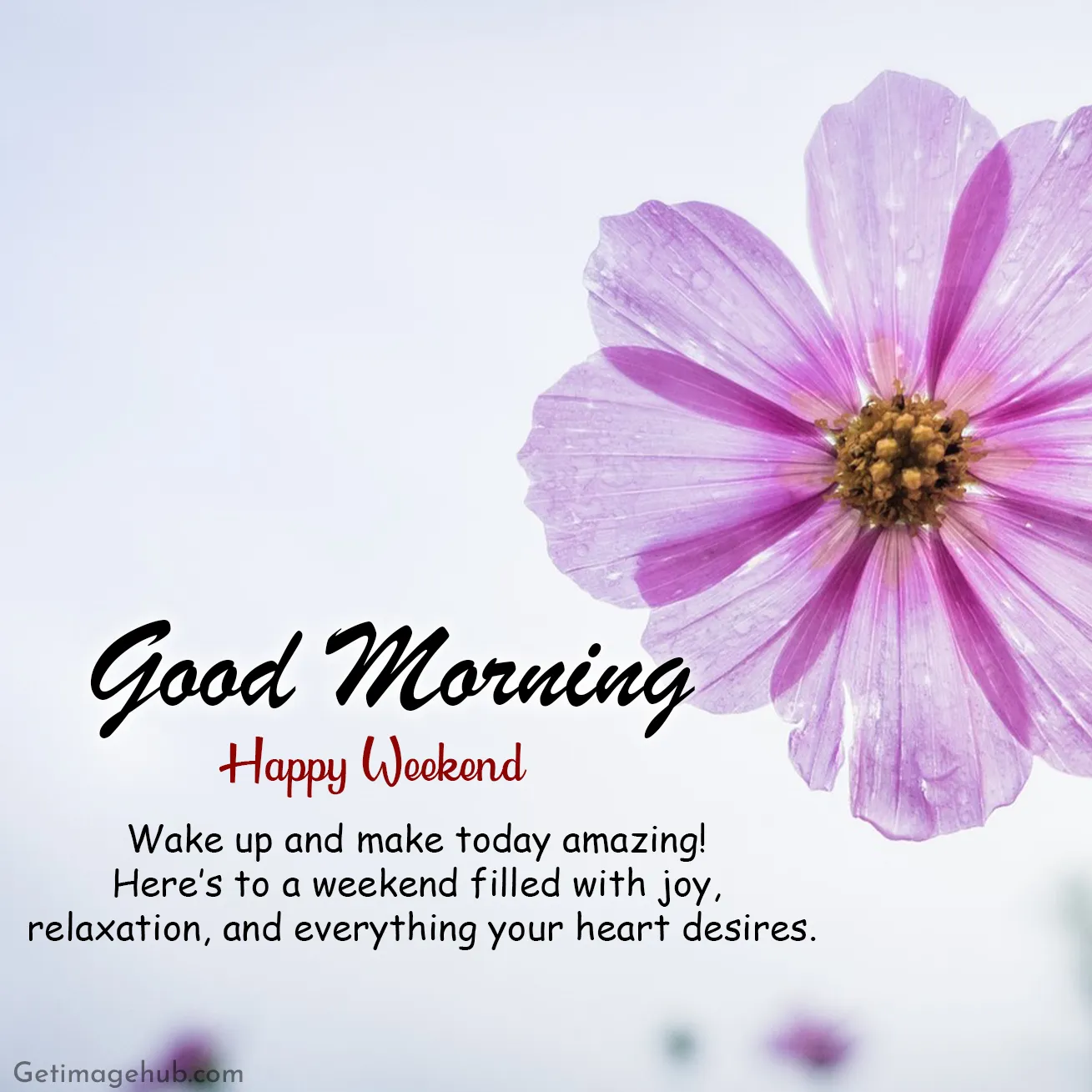 Weekend Good Morning Pic