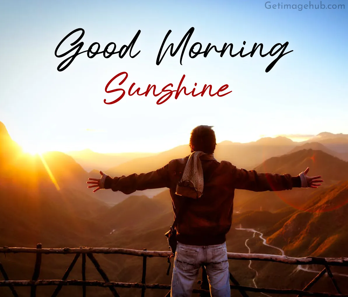 Good Morning Sunshine Images With a Boy